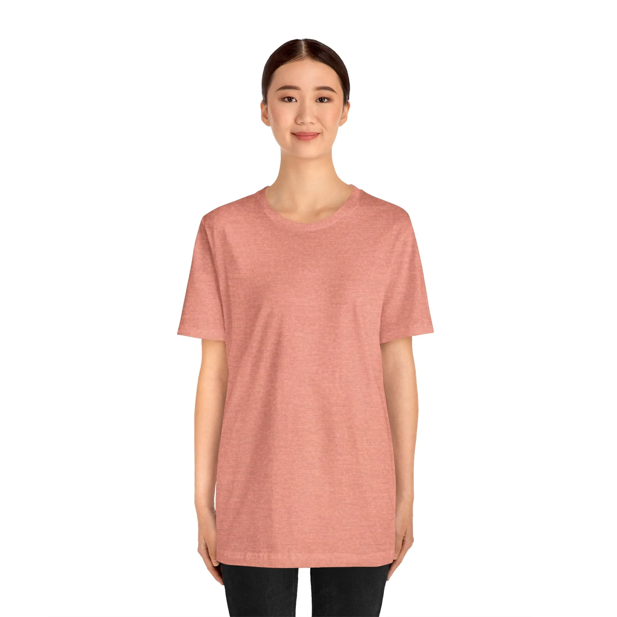 Womens Heather Sunset T Shirts Premium Casual Short Sleeve Shirts Oversized Tops