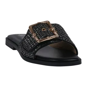 Women's Indie Woven Buckle Flat Sandals