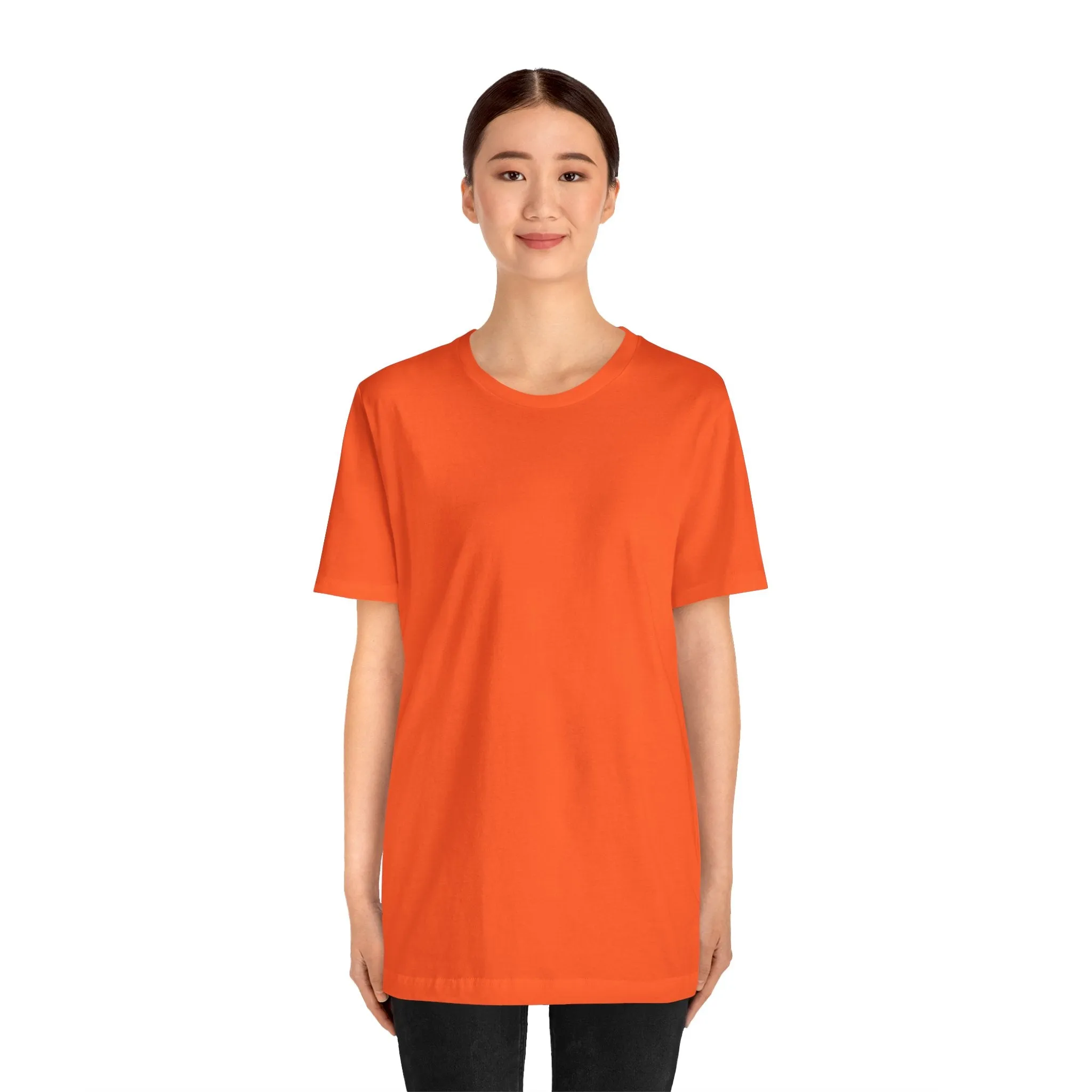 Womens Orange T Shirts Premium Casual Short Sleeve Shirts Oversized Tops