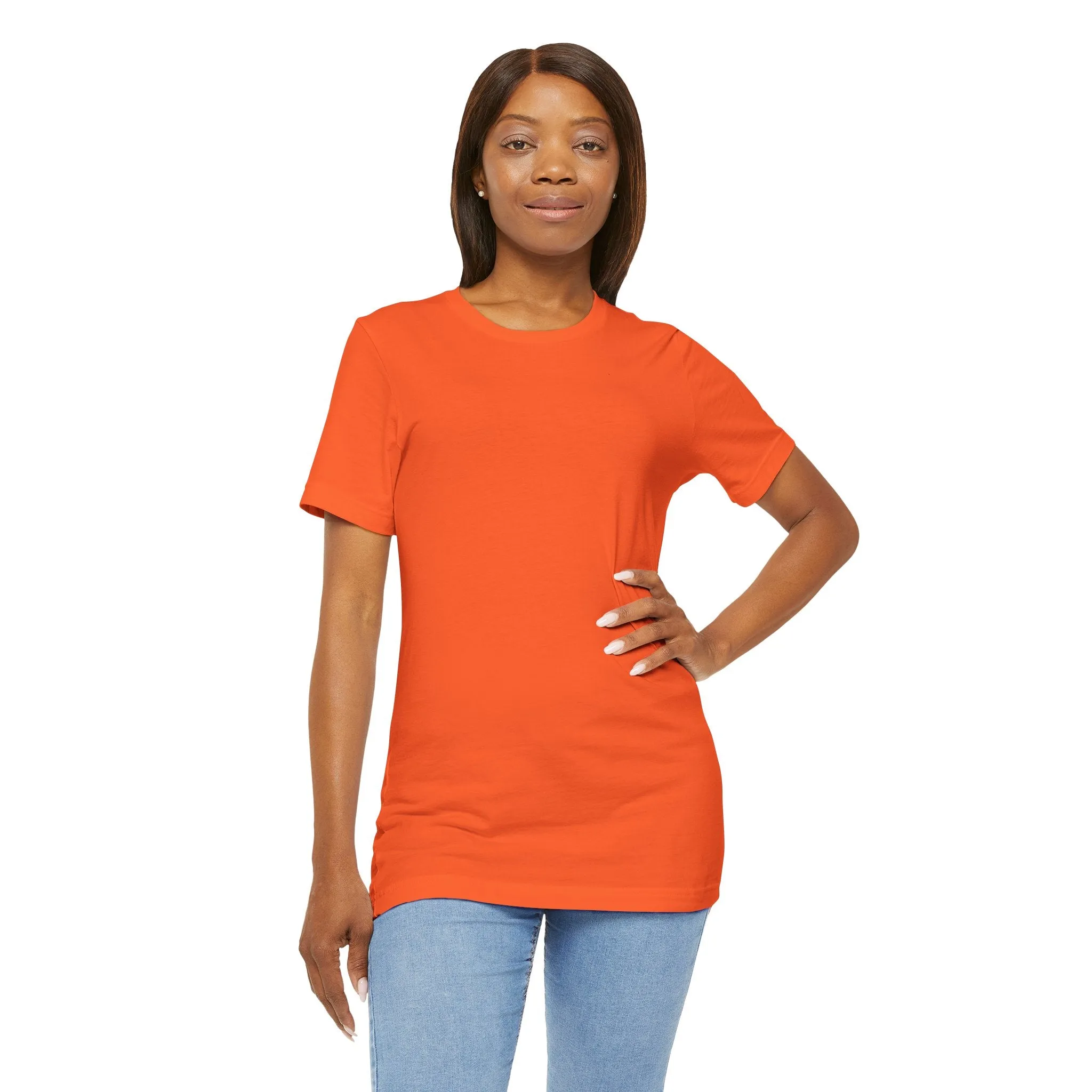 Womens Orange T Shirts Premium Casual Short Sleeve Shirts Oversized Tops