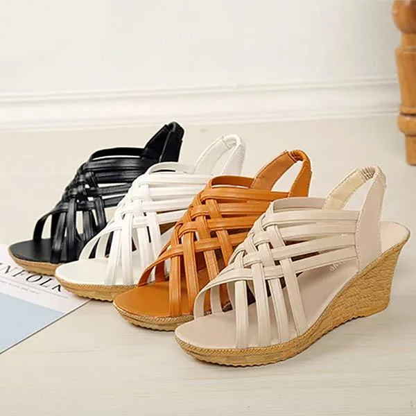 Women's Strappy Wedge Sandals 74482137C