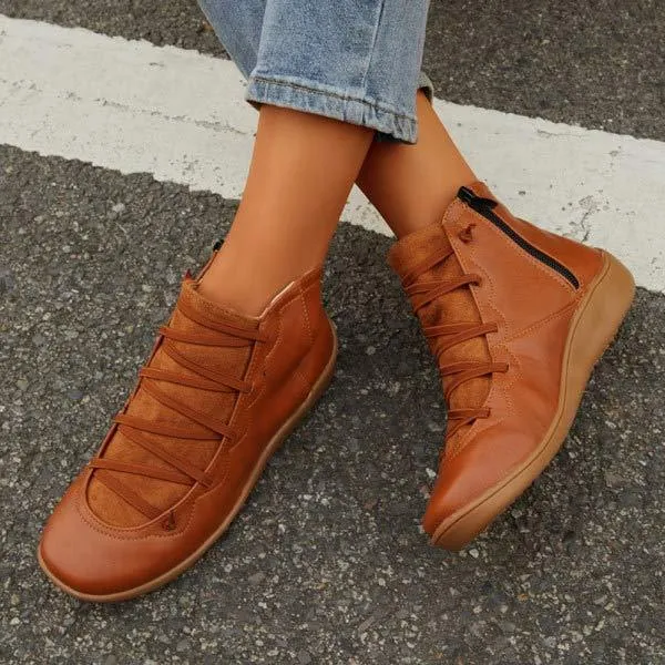 Women'S Vintage Casual Ankle Boots 66594412