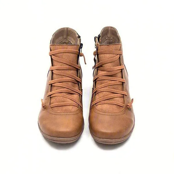Women'S Vintage Casual Ankle Boots 66594412