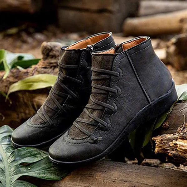 Women'S Vintage Casual Ankle Boots 66594412