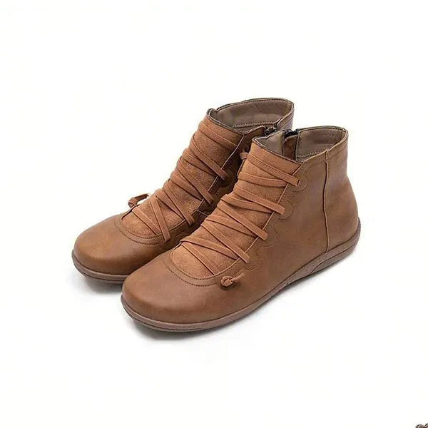 Women'S Vintage Casual Ankle Boots 66594412