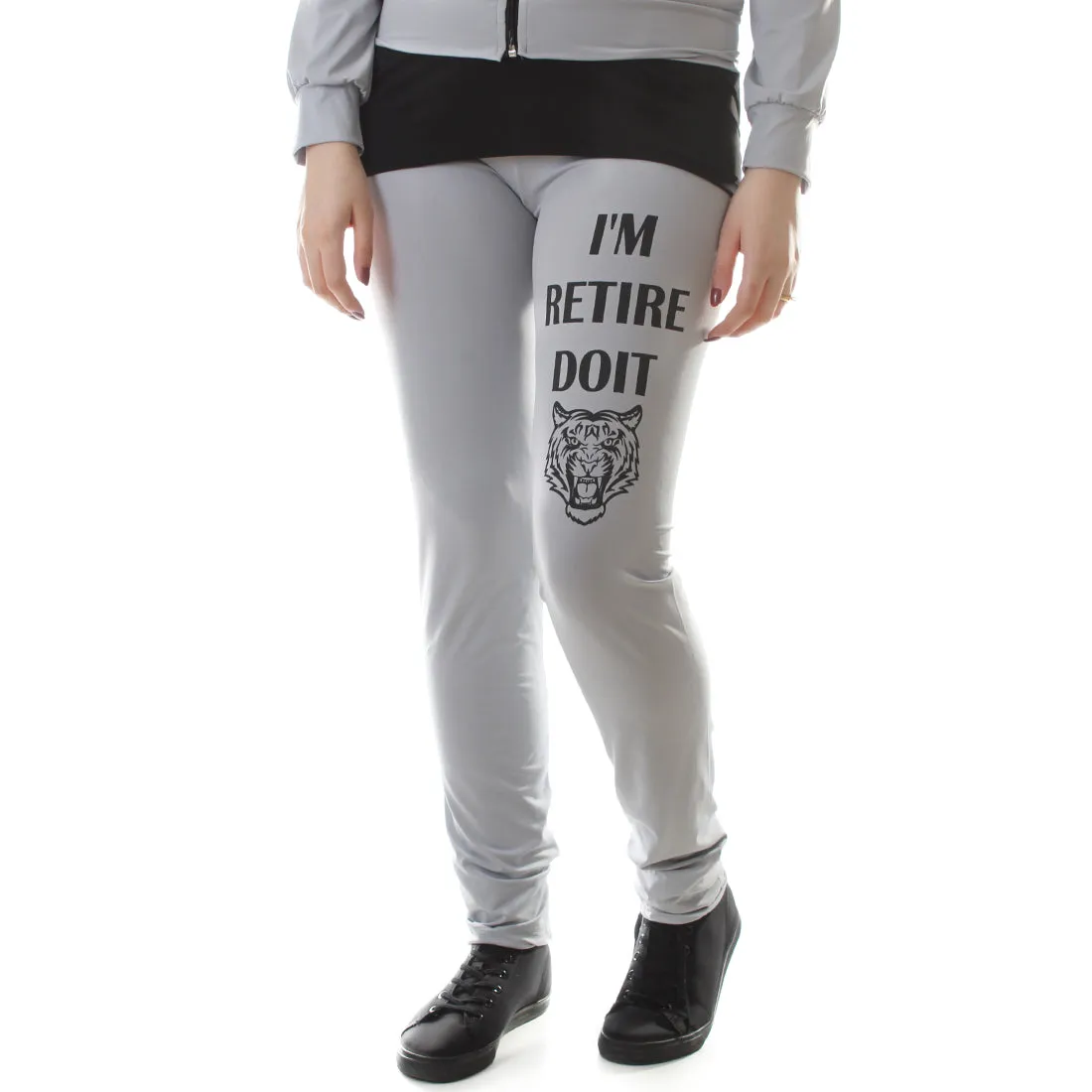 Women's Workout 3 Piece Set/ gray -6227