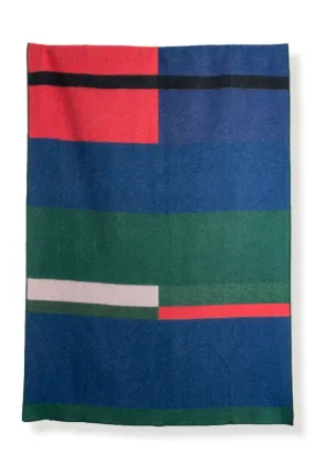 Wool Blanket "Bauhaused 1" by Michele Rondelli & Sophie Probst