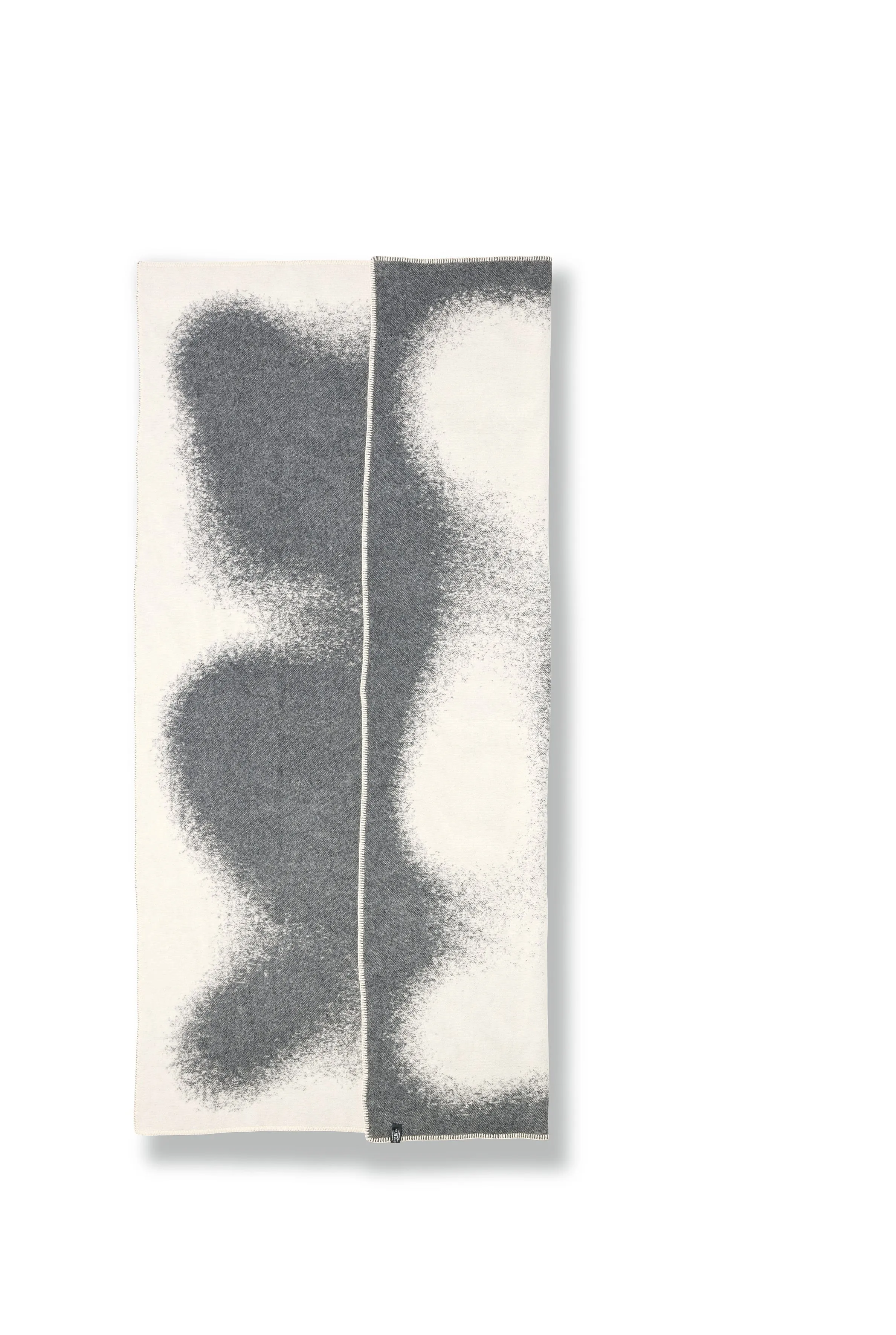 Wool Blanket "Graphite Dust" by Felix Pfäffli