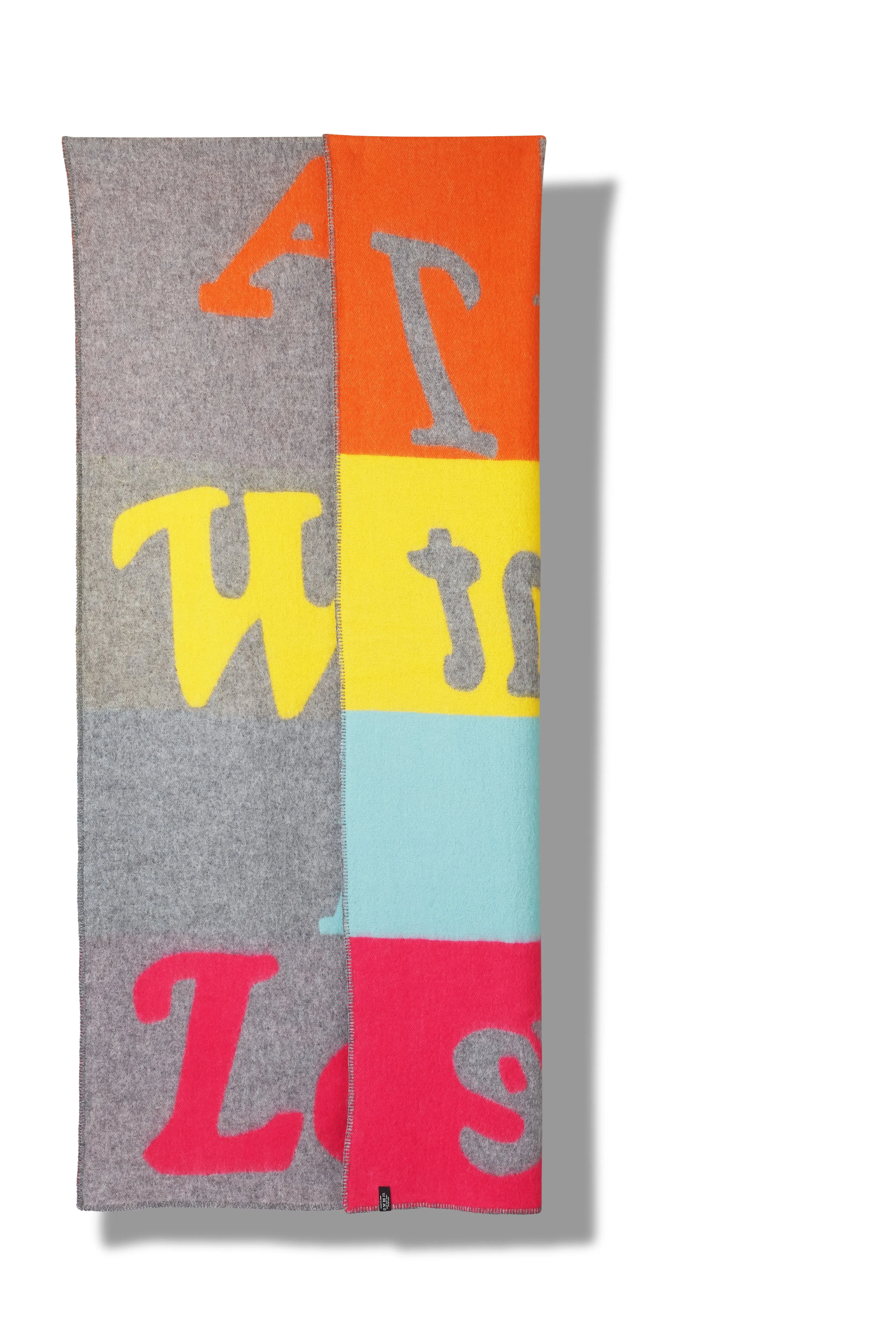 Wool Blanket "Love" by Michele Rondelli