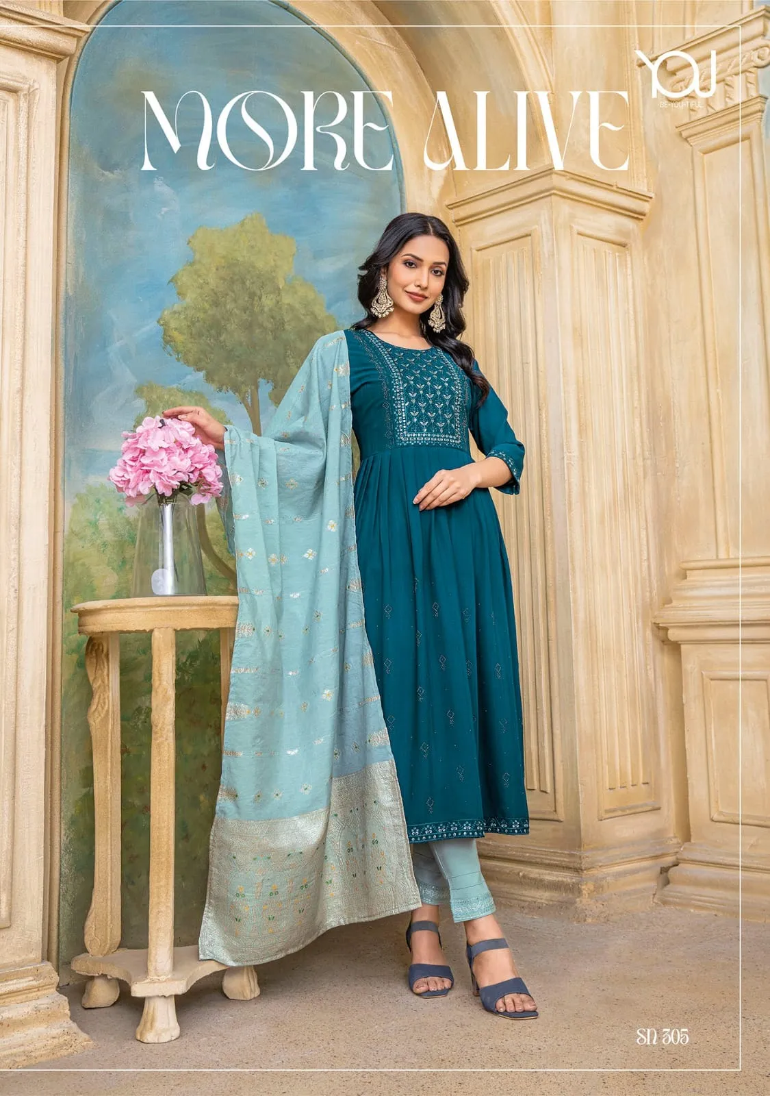 You Sheen Naira Vol 2 Heavy Nylon Kurti (975x05)