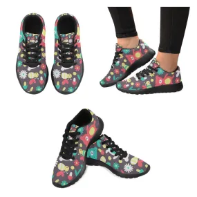Zenzzle Bear and bee pattern print on Women's Running shoes Casual Lightweight Athletic Sneakers US size 6-15