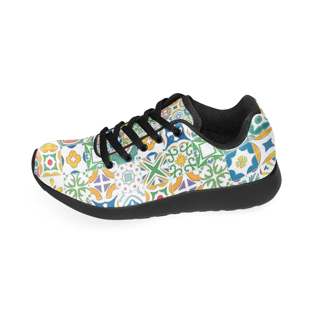 Zenzzle colourful abstract pattern print on Women's Running shoes Casual Lightweight Athletic Sneakers US size 6-15