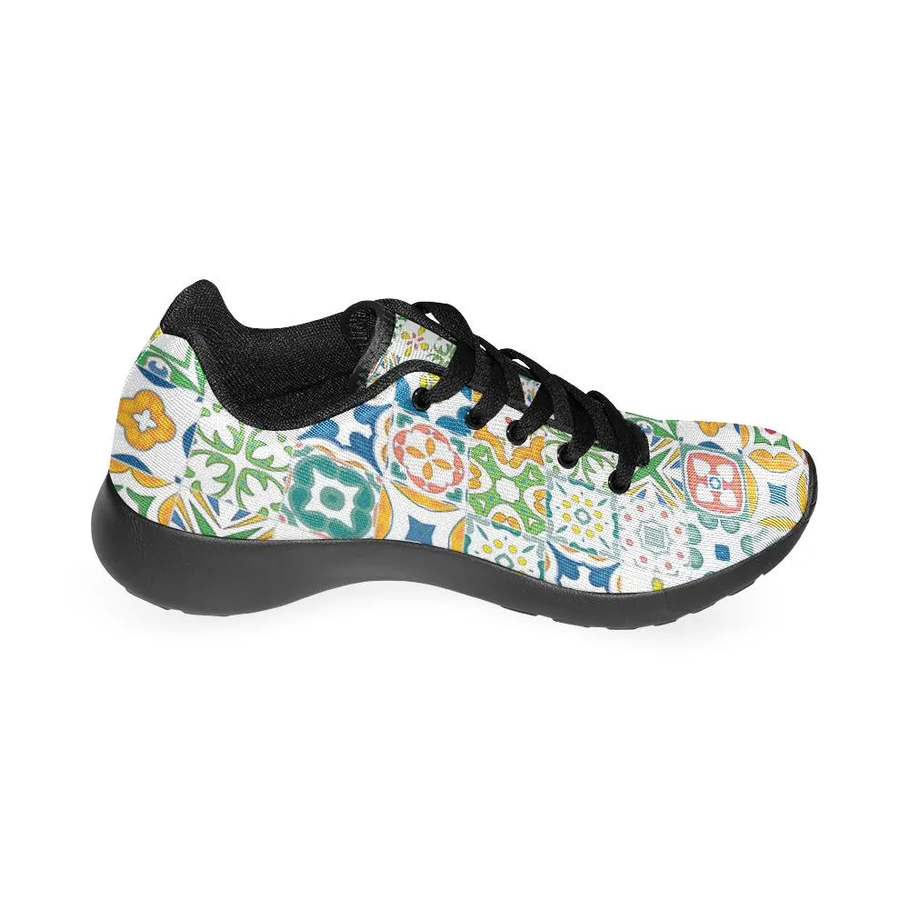 Zenzzle colourful abstract pattern print on Women's Running shoes Casual Lightweight Athletic Sneakers US size 6-15