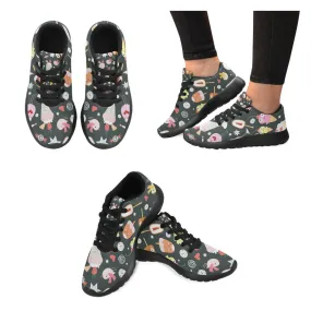 Zenzzle cute icecream pattern print on Women's Running shoes Casual Lightweight Athletic Sneakers US size 6-15