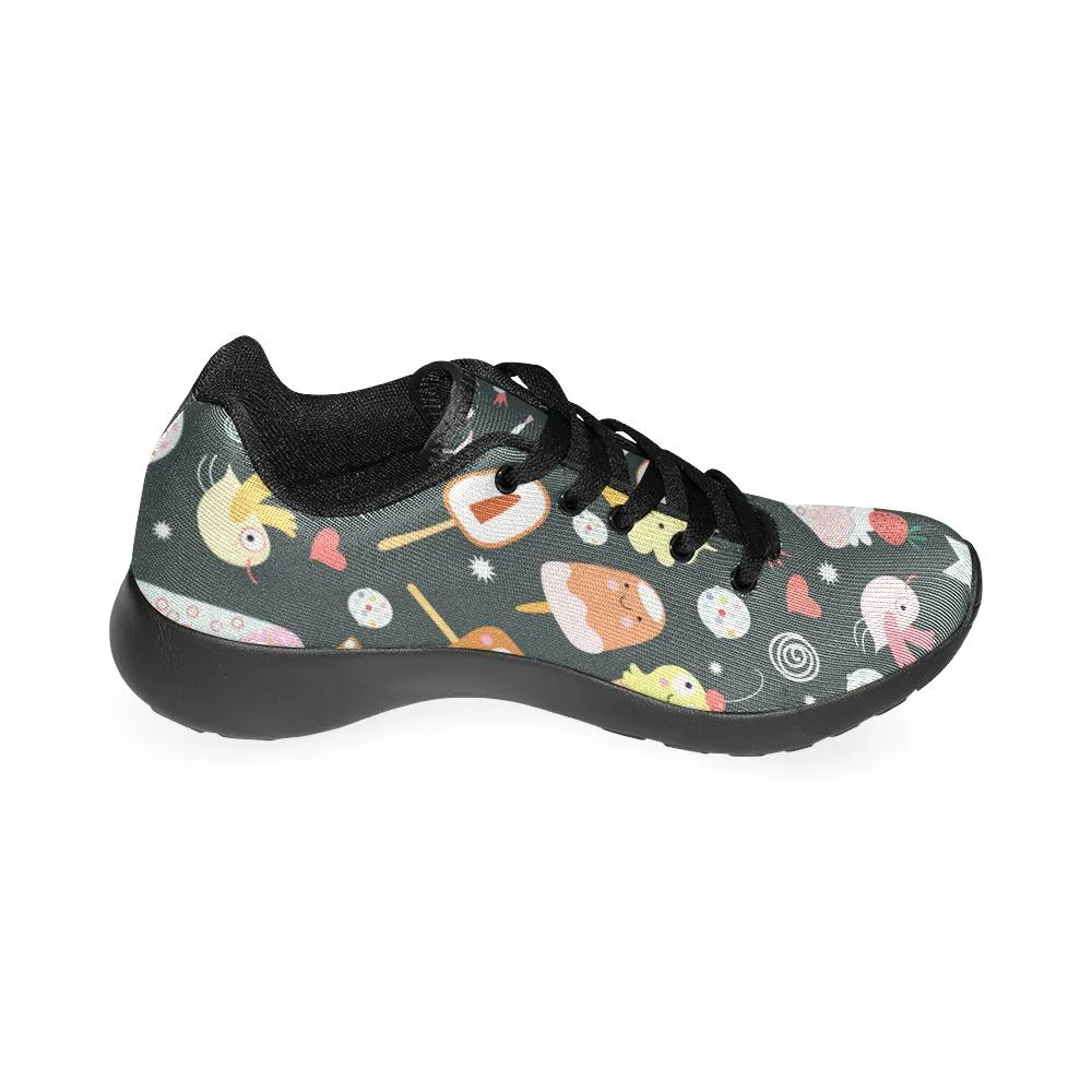 Zenzzle cute icecream pattern print on Women's Running shoes Casual Lightweight Athletic Sneakers US size 6-15