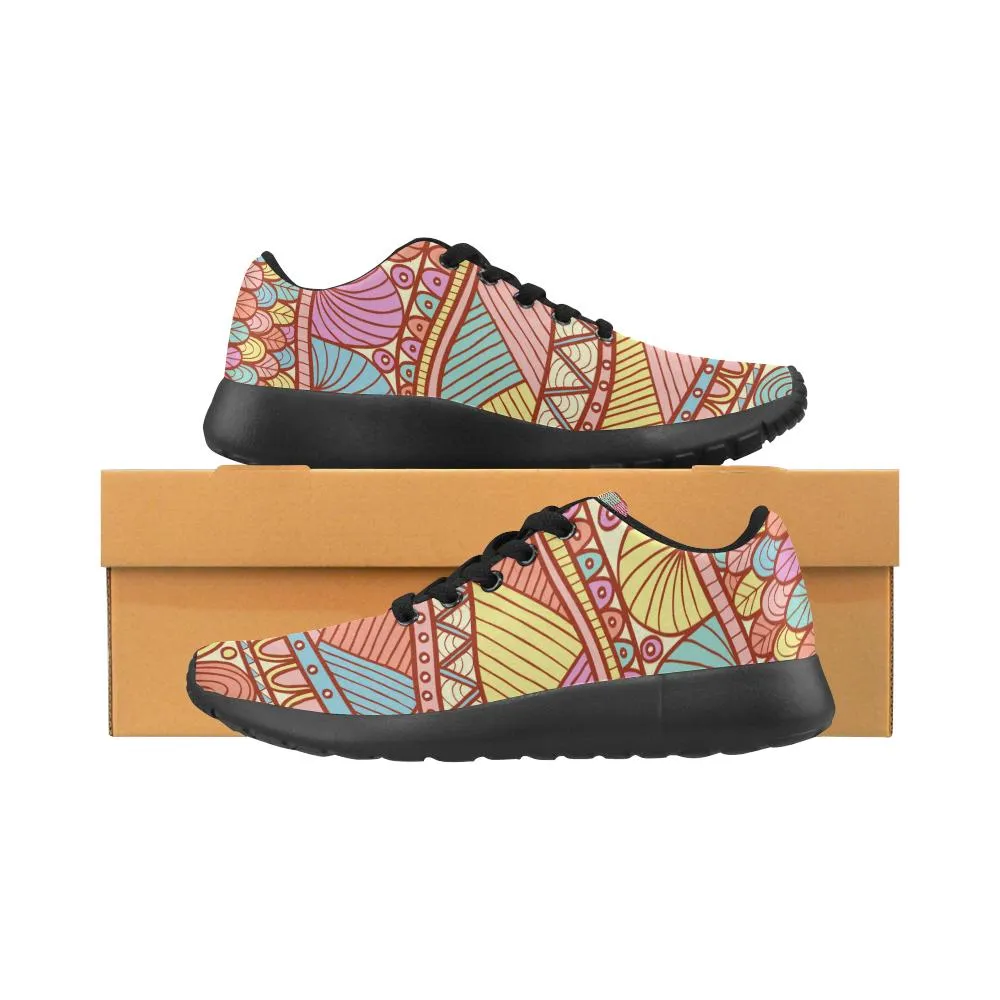 Zenzzle Ethnic pattern Women's Running shoes Casual Lightweight Athletic Sneakers US size 6-15