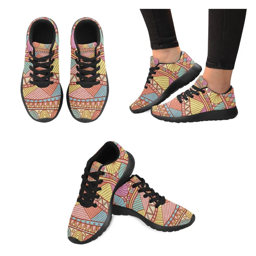 Zenzzle Ethnic pattern Women's Running shoes Casual Lightweight Athletic Sneakers US size 6-15