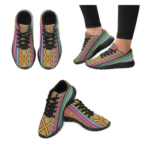 Zenzzle retro Mexican pattern print on Women's Running shoes Casual Lightweight Athletic Sneakers US size 6-15