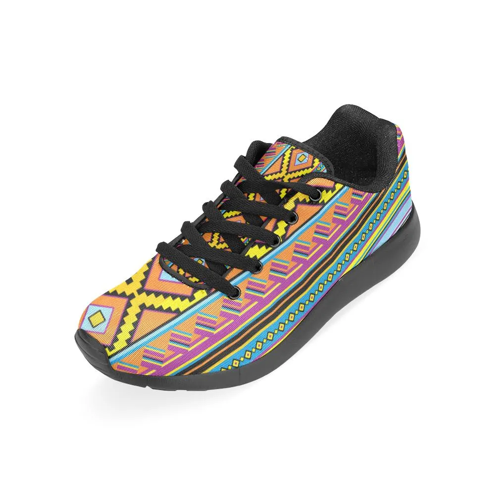 Zenzzle retro Mexican pattern print on Women's Running shoes Casual Lightweight Athletic Sneakers US size 6-15
