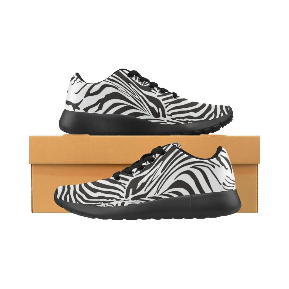 Zenzzle Zebra pattern Women's Running shoes Casual Lightweight Athletic Sneakers US size 6-15